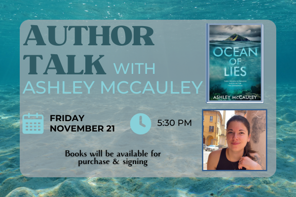 Author Talk with Ashley McCauley