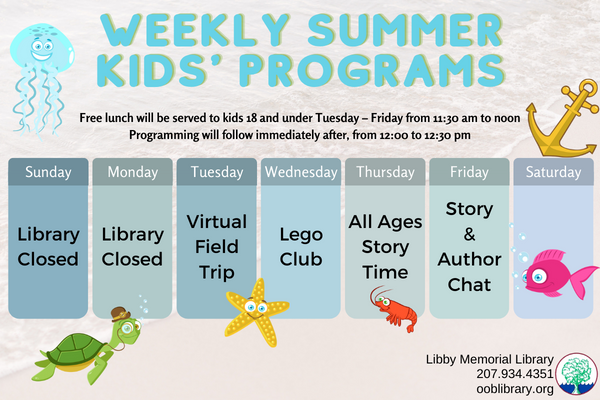 Weekly Summer Kids’ Programs